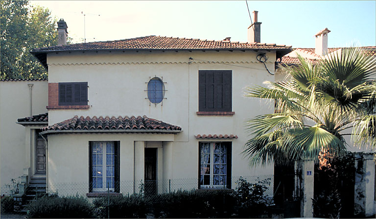Section A7. Ilot 3. Parcelle 1965. 1, avenue Ernest Reyer. Façade nord.