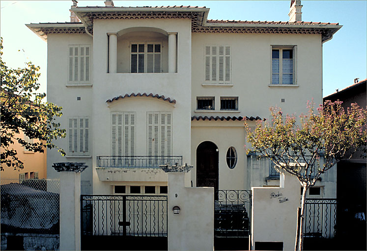 Section A6. Ilot 8. Parcelle 1910. 9, avenue François Arène. Façade nord.