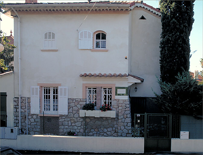 Section A6. Ilot 8. Parcelle 1900. 29, avenue François Arène. Façade nord.
