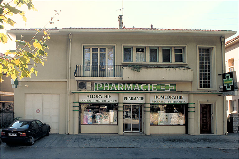 Section A5. Ilot 15. Parcelle 1470. 10, avenue du XVe Corps. Façade nord-ouest.