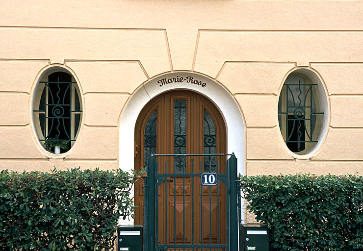 Section A5. Ilot 6. Parcelle 1539. 10, rue du Docteur Léopold Jaubert. Façade nord.