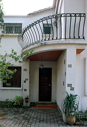 Section A7. Ilot 16. Parcelle 2699. 12, rue du Gros Pin. Façade nord. Détail.