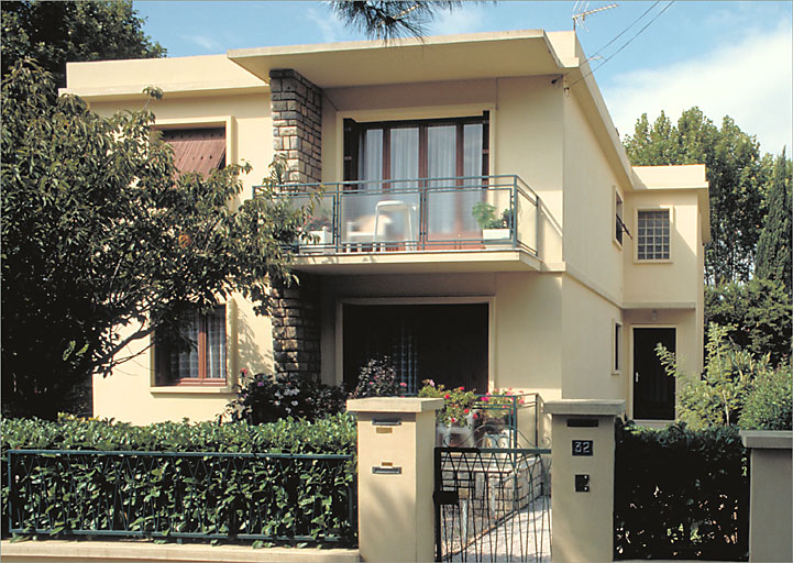 Section A7. Ilot 16. Parcelle 2709. 32, rue du Gros Pin. Façade sud.