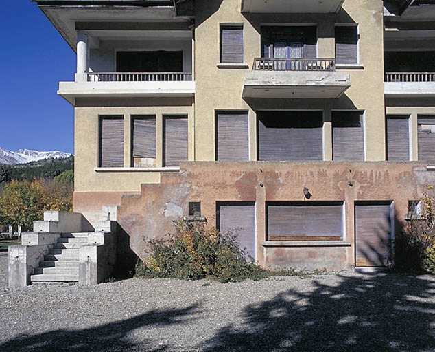 Elévation sud. Détail de la façade.