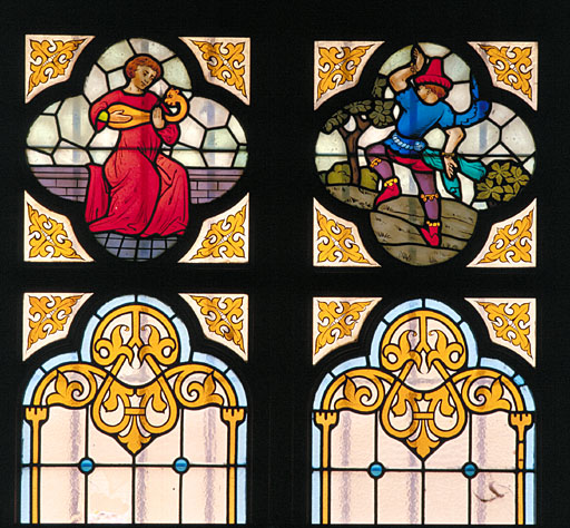 Détail. Ménestrel et troubadour.