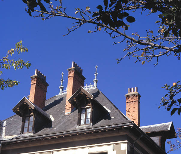 Détail de la toiture.