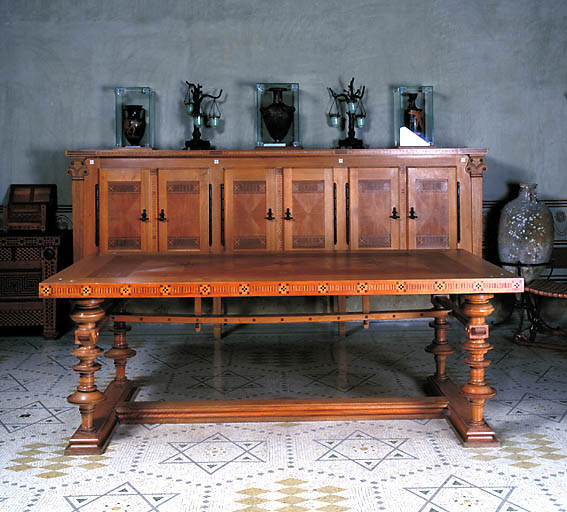 Ensemble de 2 tables de bibliothèque No 1