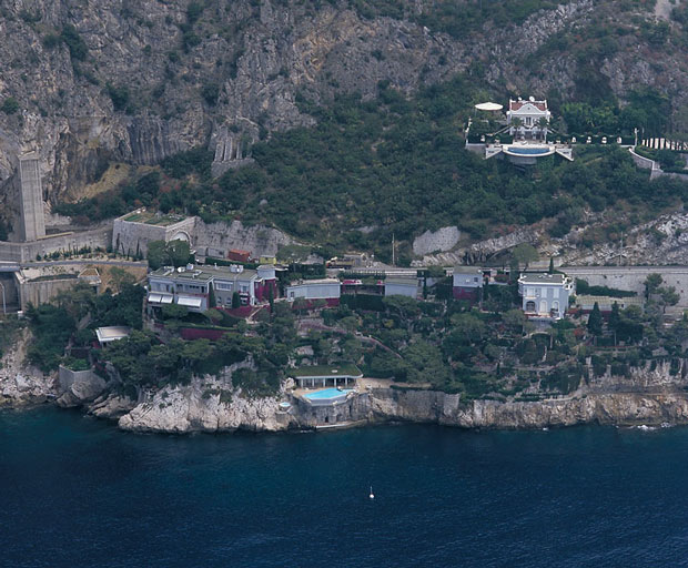 Vue aérienne depuis le sud-ouest