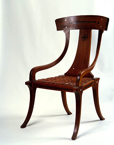Ensemble de 2 fauteuils, 2 tabourets de pied No 2