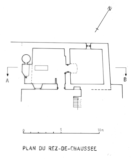 Plan du rez-de-chaussée.