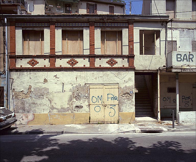 Détail : bâtiment de l'annexe : remise et restaurant.
