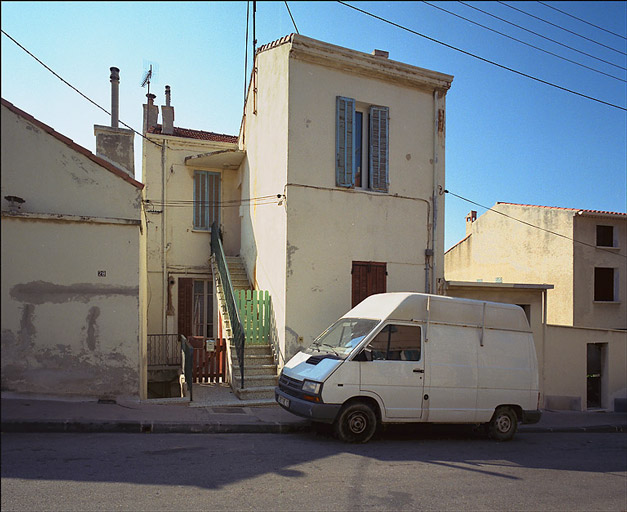 Immeuble à logements, 26, 28 boulevard Farrenc (parcelle K132, 134) . Vue générale de la façade. Exemple a-typique, résultant d'adjonction de constructions.