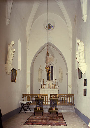 La chapelle. Vue intérieure.