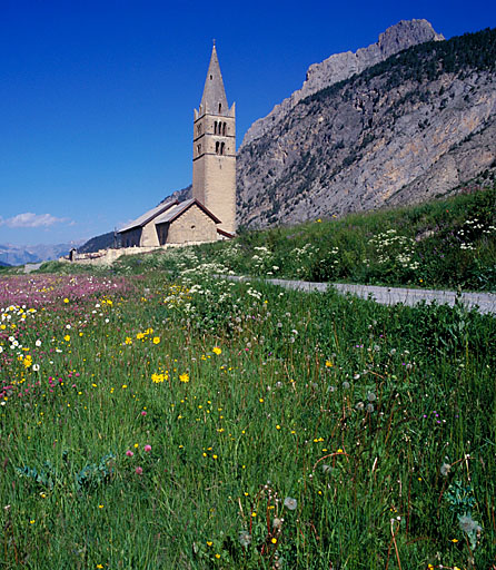 Vue générale du site depuis le sud-est.