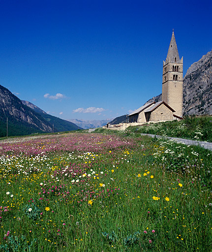 Vue générale du site depuis le sud-est.