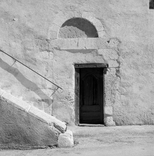 Porte de l'ancienne sacristie.