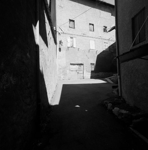 Rue Petite-Fontaine. Maisons adossées aux fortifications (1940 E1 345) : élévation postérieure.