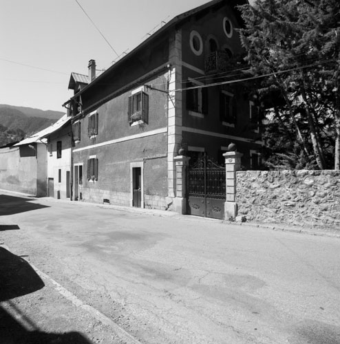 Quartier de Fontloube. Maison (1940 E1 120) : élévation sur rue.