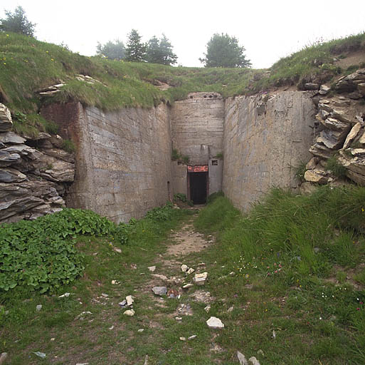 Ouvrage d'infanterie n° 35 : entrée d'infanterie de l'ouvrage.