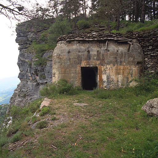 Ouvrage d'infanterie n° 243 : bloc d'entrée.