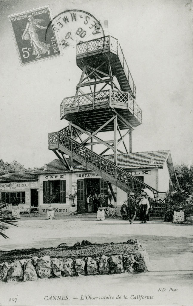 Cannes.- L'Observatoire de la Californie. [L'observatoire provisoire.], avant 1908.