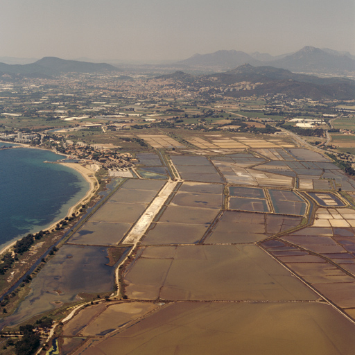 Vue aérienne prise de l'est.