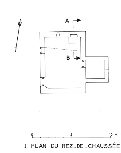 Plan du rez-de-chaussée.