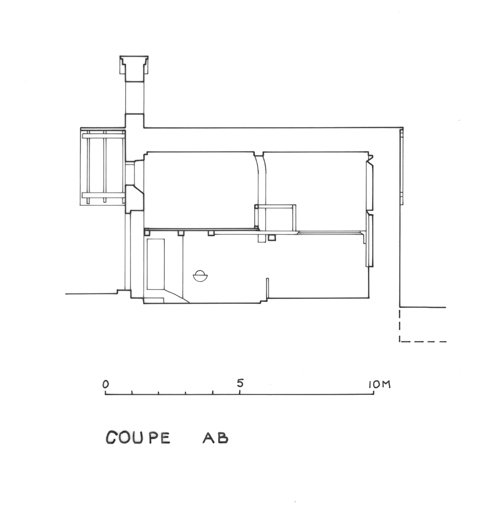 Coupe longitudinale.