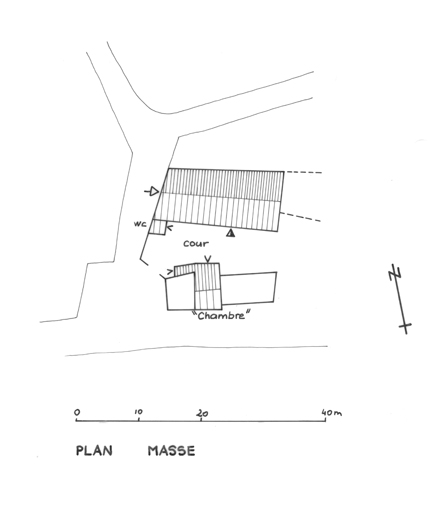 Plan des toitures.