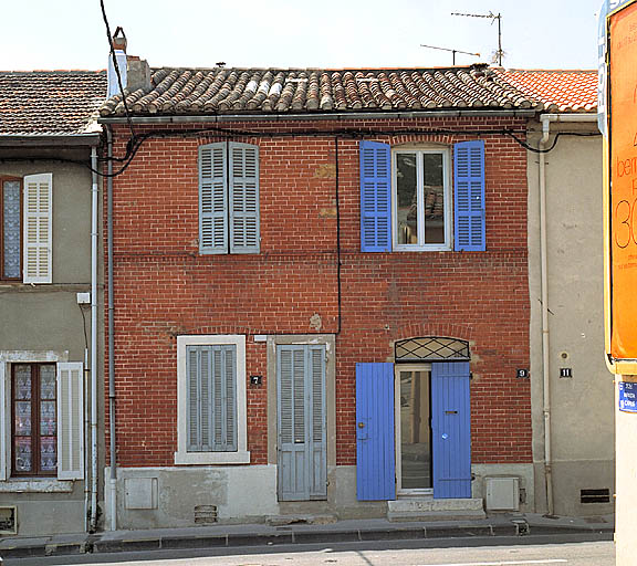 Vue générale de la façade.