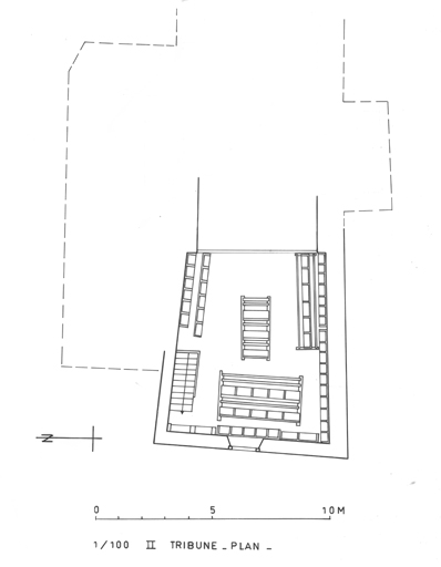 Plan de la tribune .