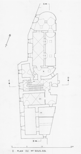 Plan du 1er sous-sol