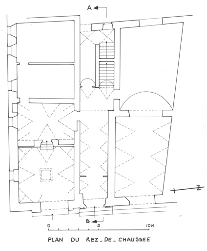 Plan du rez-de-chaussée.