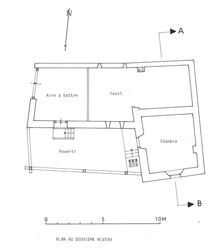 Plan du 1er étage. ; Plan du 1er étage.