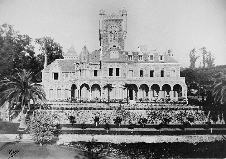 Château Scott à Cannes. Vue prise du sud.], début du 20e siècle.