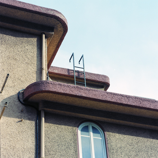 Détail sur les profils des terrasses en couverture, depuis le nord.