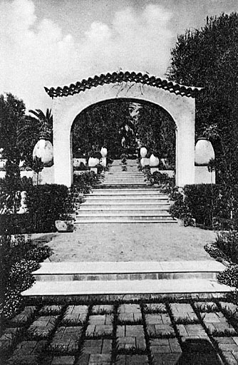 Jardin de la villa Isola Celesta
