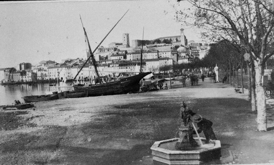 [Cannes. La berge des Allées prise de l'est.], [vers 1880 ?]