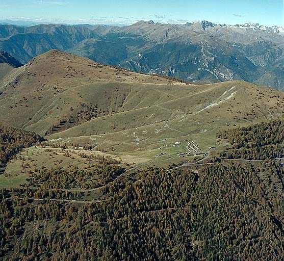 Vue aérienne des casernes de Marta.
