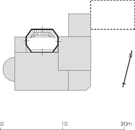 Plan schématique du troisième étage.