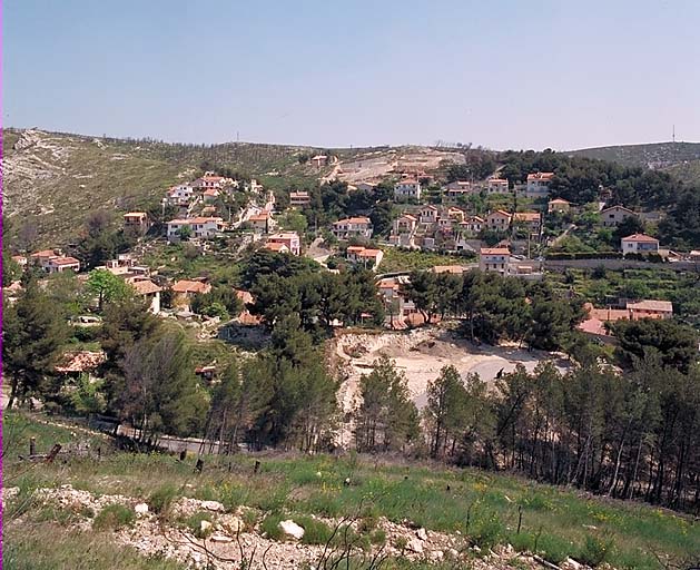 Vue prise depuis la montée Pichou.