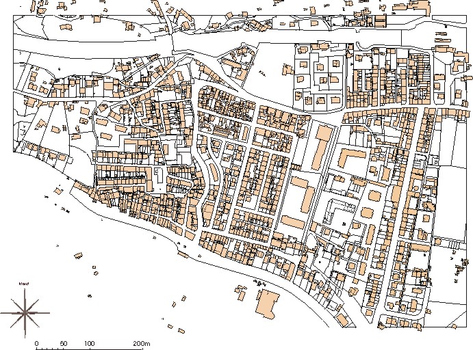 Plan cadastral de la zone centrale de l'Estaque : quartiers de la Fontaine-des-Tuiles, de l'Estaque-Plage, de l'Estaque-Gare, section K et partie des sections H, I, L.