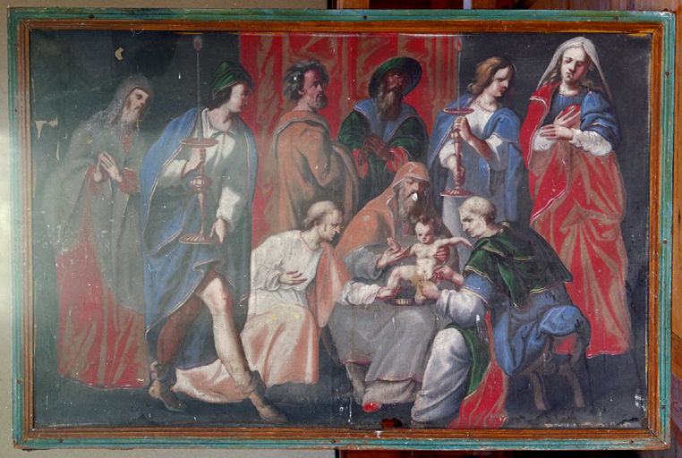 Tableau : la Circoncision. Vue d'ensemble.