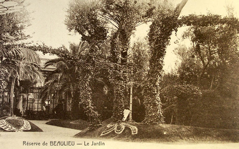 Réserve de Beaulieu. Le jardin. [Vue partielle de la partie nord du jardin.], vers 1915.