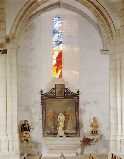 Vue d'ensemble de la 2e chapelle latérale droite.