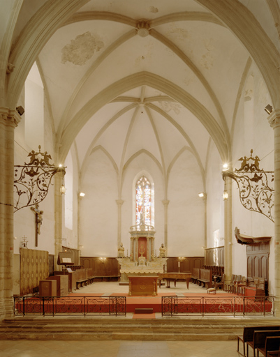 Vue d'ensemble du choeur.