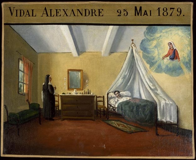 Tableau, ex-voto : Demande de guérison de Alexandre Vidal