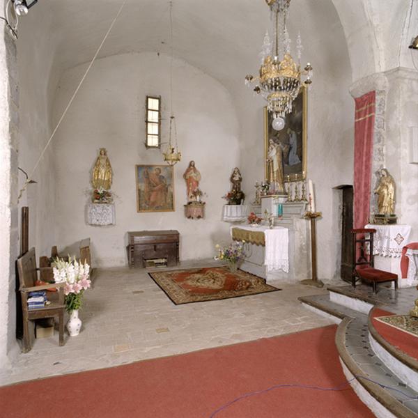 Bras ouest du transept. Vue de volume prise de l'est.