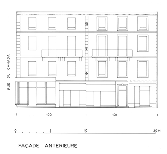 Immeuble 144-146 rue d'Antibes.