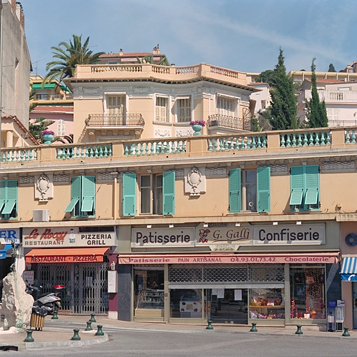 Vue partielle de la façade sud..